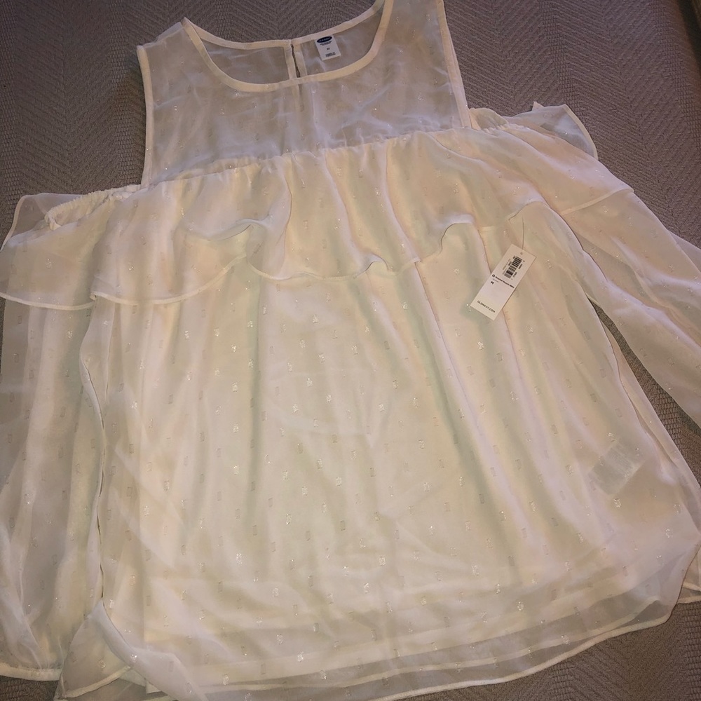 NWT Old Navy Chiffon Blouse Size M